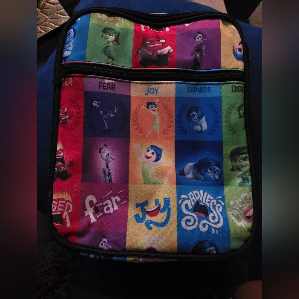 Inside Out Character Print Lunch Bag